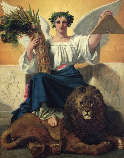 The Republic, 1848 by Jules Claude Ziegler